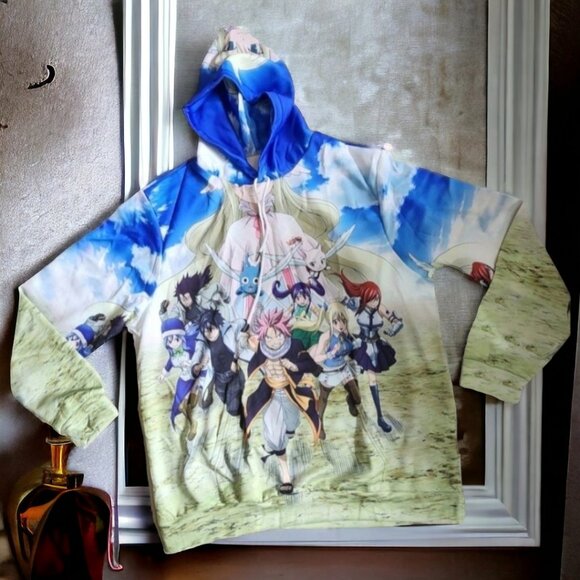 NIB  FAIRY TAIL (1X)  3d printed pullover NEW IN BAG - Picture 1 of 2